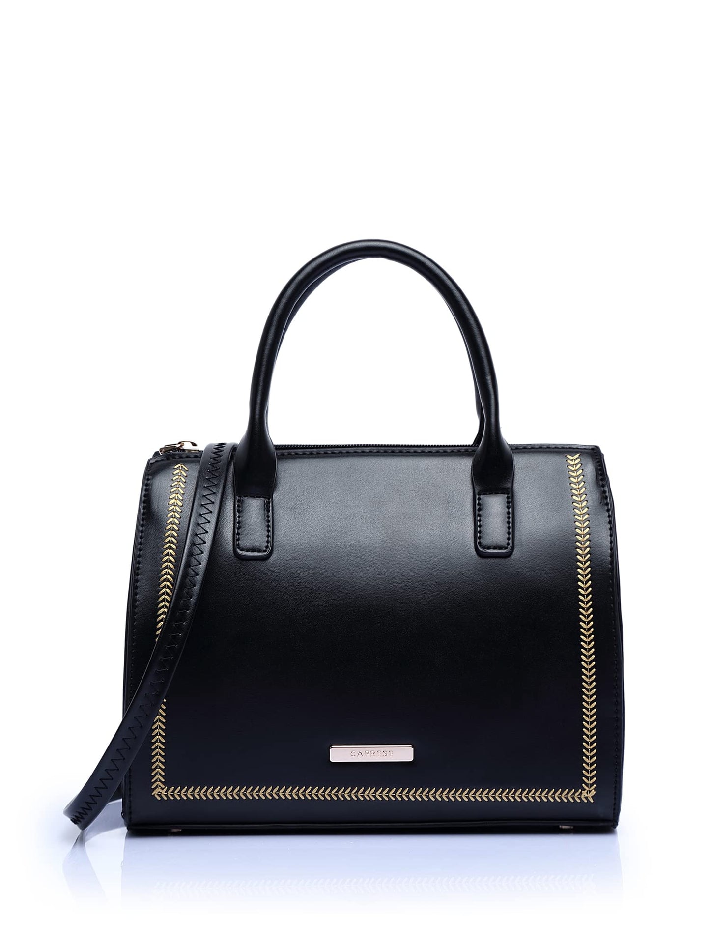 Caprese Women's Satchel handbag (Black)