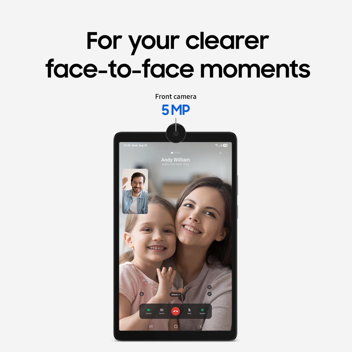 Samsung Galaxy Tab A11, 22.05 cm (8.7 inch) TFT LCD Display, 4 GB RAM, 64 GB Storage, Wi-Fi + LTE Tablet, Silver