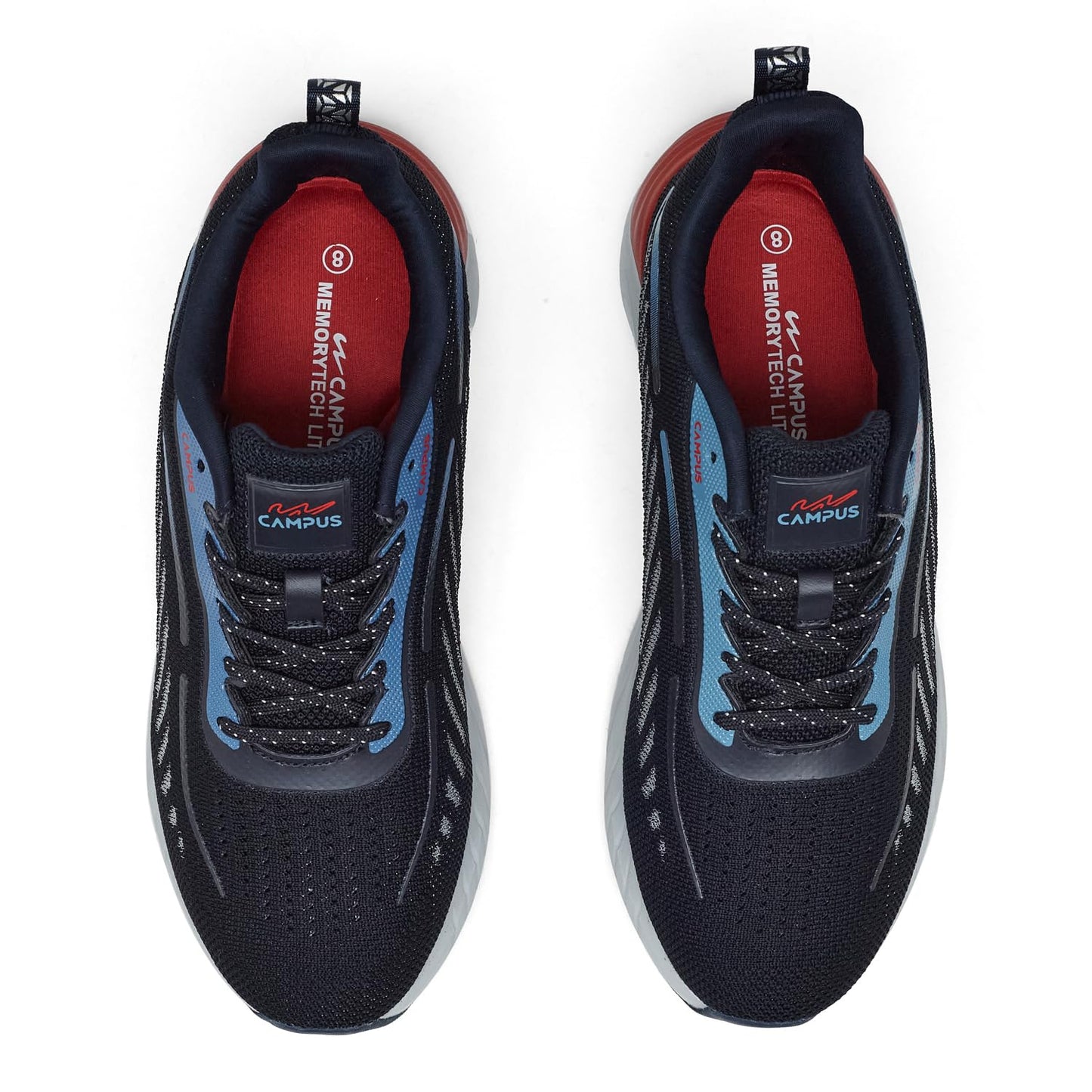 Campus Men's Abacus BLU/RED Running Shoes - 10UK/India 6G-221