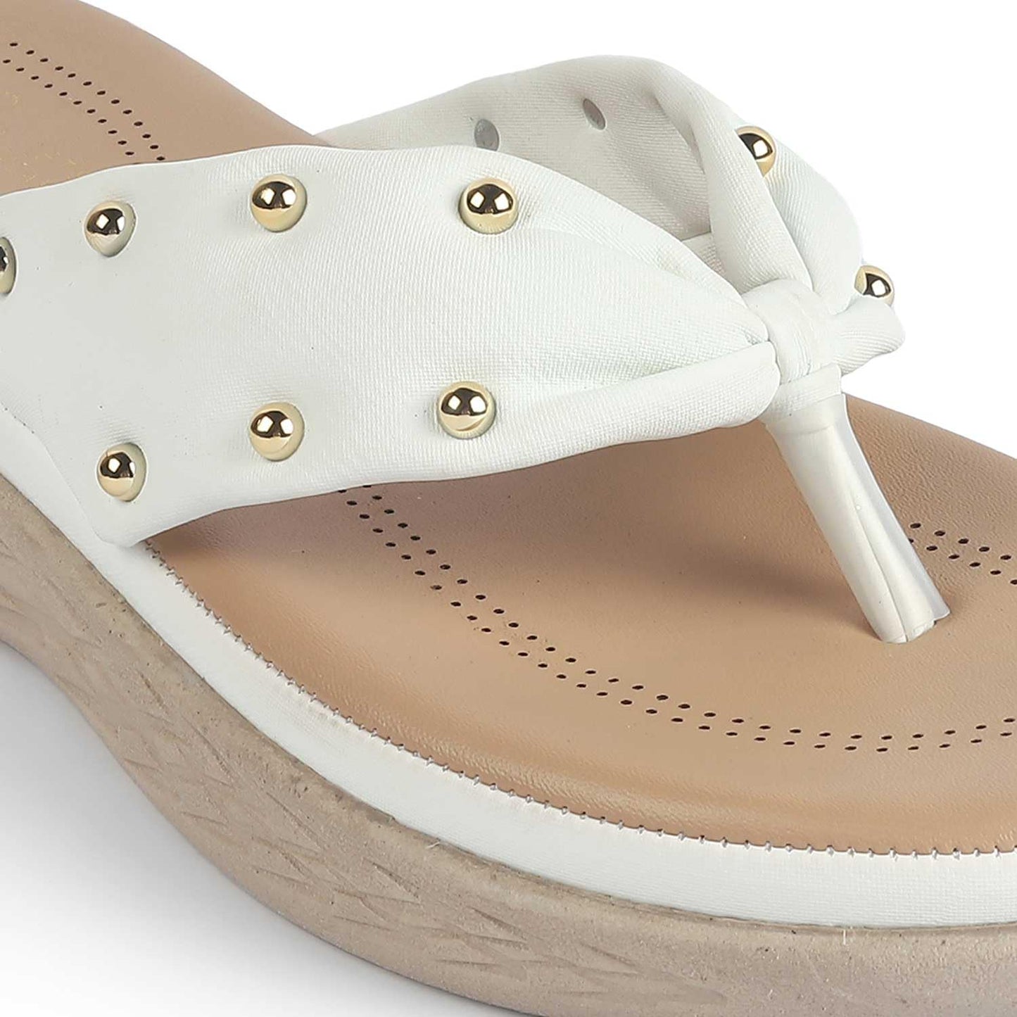tresmode HAIV Women's Wedges Sandals Platform Heels - Round Open Toe Comfortable Soft Footwear