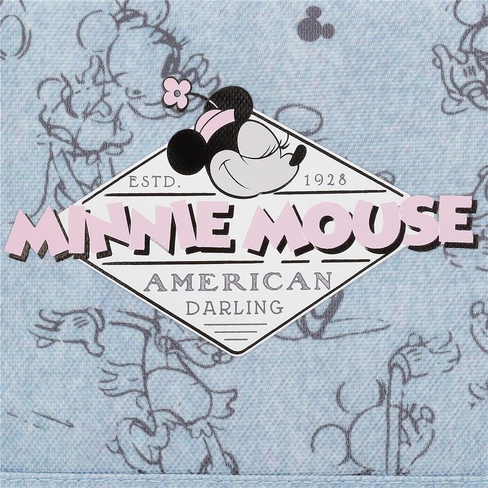 Joumma Disney Minnie American Darling Backpack Blue 23X28X10 cms Polyester 9.6L, Blue, Backpack, Blue, backpack, Blue, Backpack