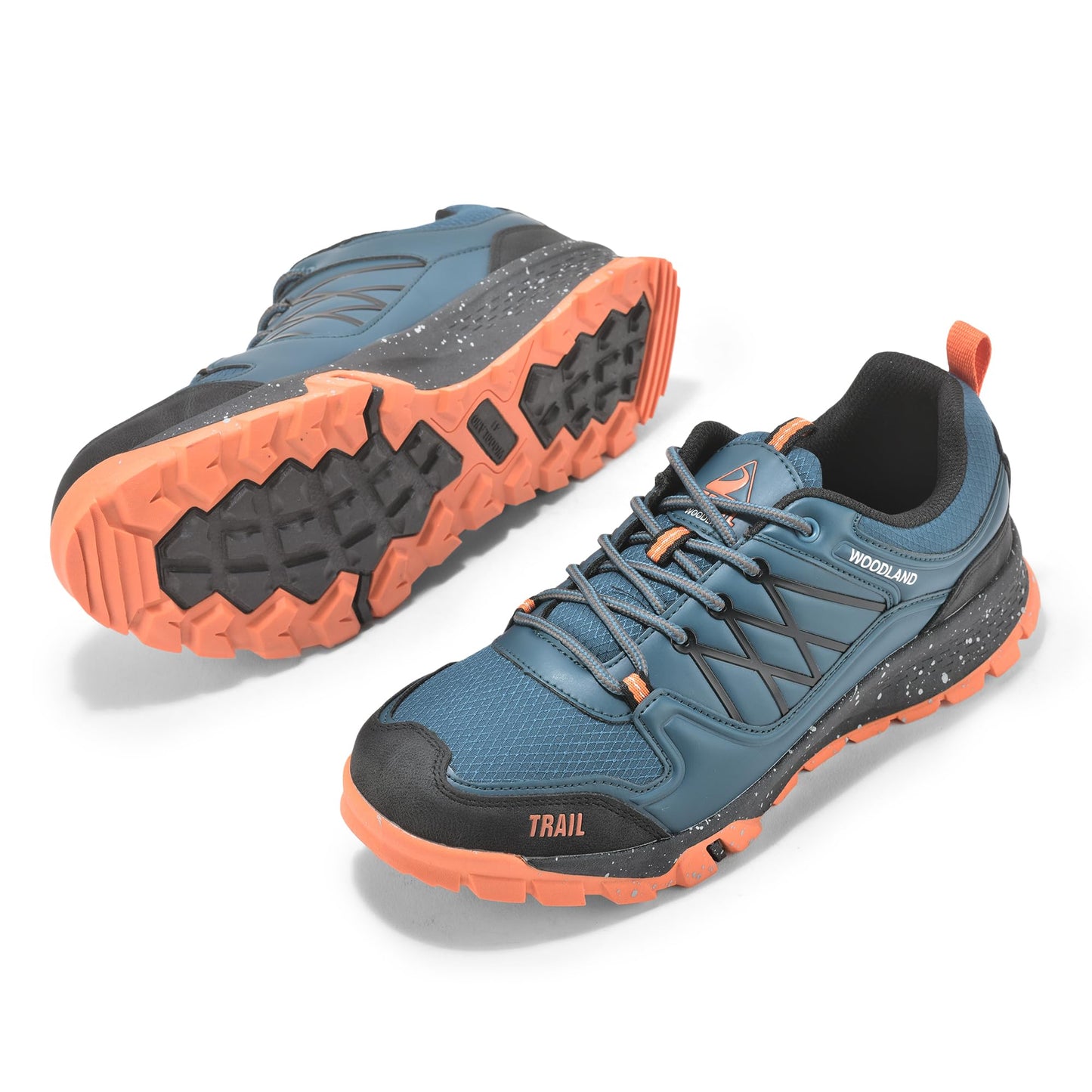 Woodland Men's Navy MESH Sports Shoes-9 UK (43EURO) (22YG292HS)