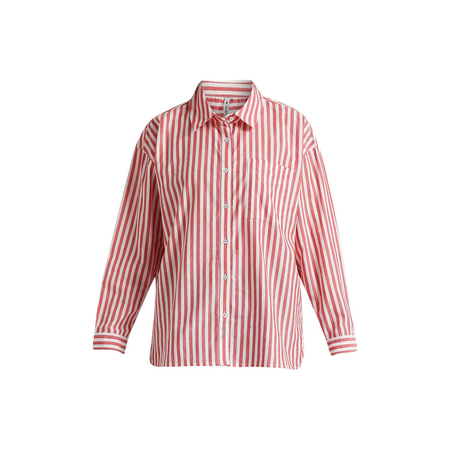 Pepe Jeans Women's Striped Oversized Fit Shirt