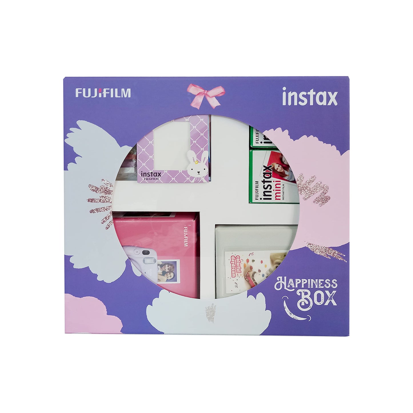 Fujifilm Instax Mini 11 Instant Camera (Lilac Purple) Happiness Box with 40 Shots