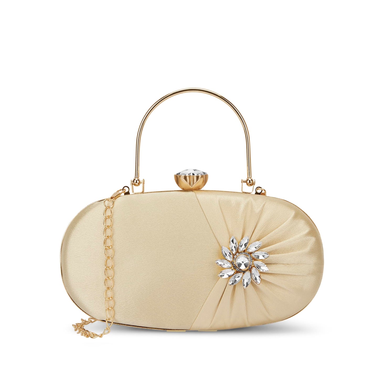 Lavie Women's Shaiz Oval Framed Clutch | Ladies purse | Gift For Girl, Women