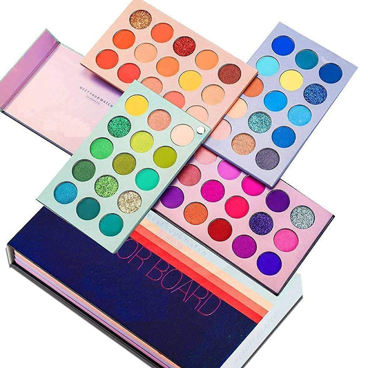 URBANMAC Eyeshadow Palette 60 Color Makeup Palette Highlighters Eye Make Up High Pigmented Professional Mattes & Shimmery Finish - Multicolor