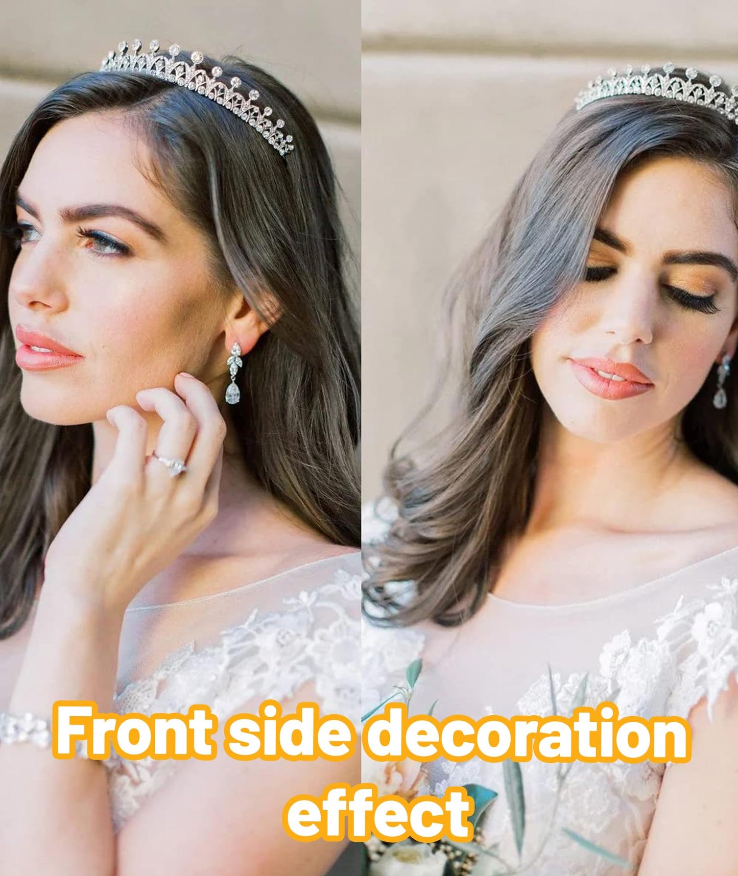 Crown for Girls for Women,Tiara for Women Wedding,Crown for Women QueenAlloy Stylish Headband for Party Wedding Prom Birthday