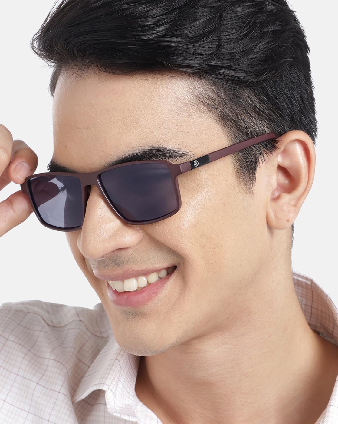 Carlton London Brown toned with UV Protected Lens Wayfarer Sunglass for Unisex