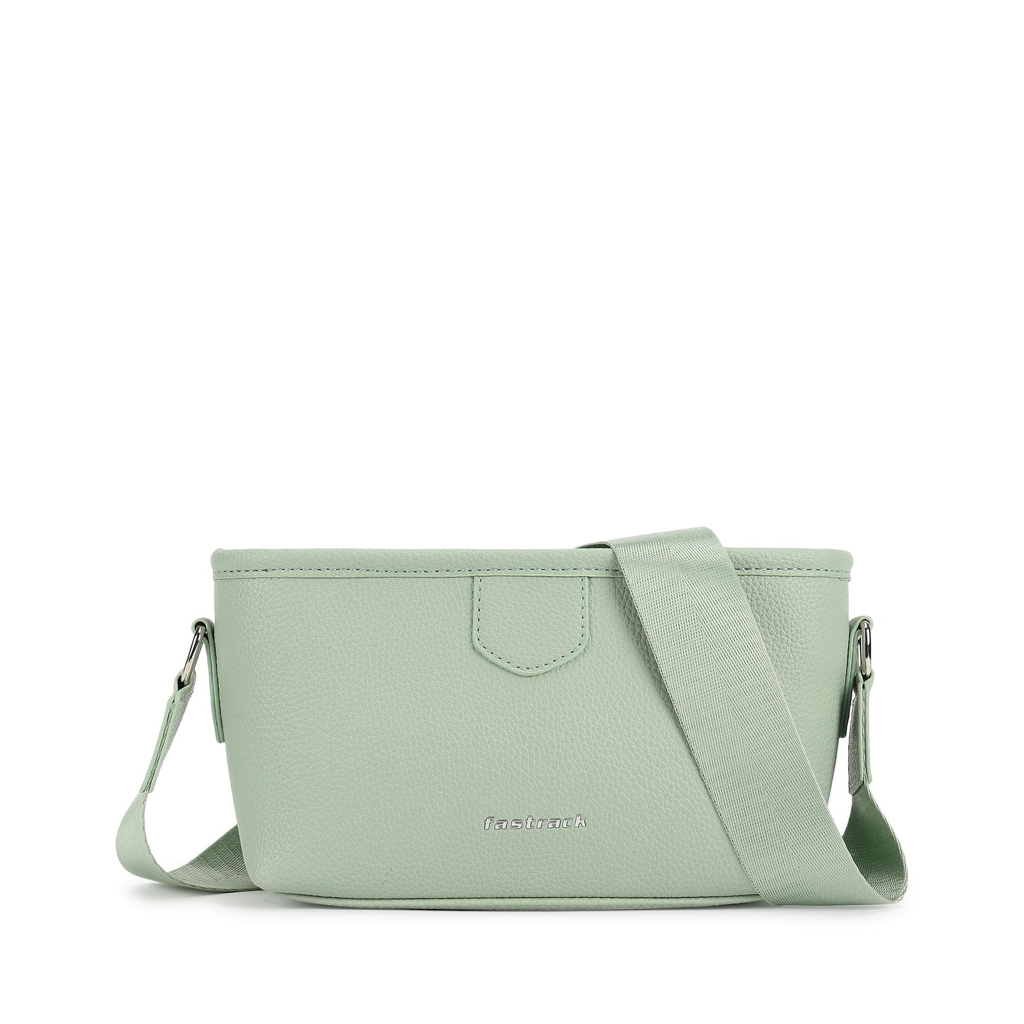 Fastrack Main Character Sling Bag for Women | Compact Crossbody with Magnetic Closure Flap, Adjustable Strap & Internal Zipper Pocket | Trendy Everyday Sling Bag