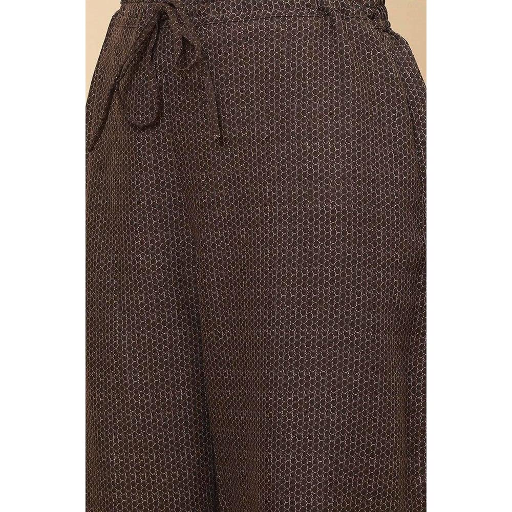 BIBA Women Printed Relaxed Mix and Match(Organic 18256_Beige_L)