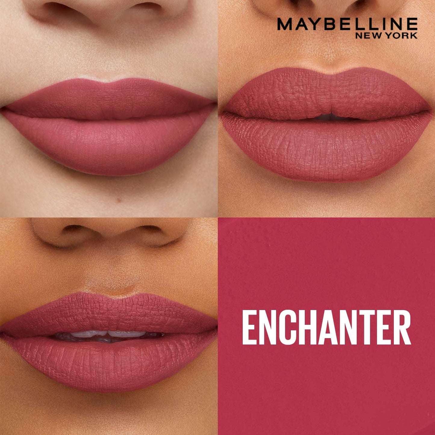 Maybelline New York SuperStay Matte Ink Liquid Lipstick - Enchanter 380, Highly pigmented, Transfer Proof & Fade Proof. Maybelline New York SuperStay Matte Ink Liquid Lipstick Lasts Up To 16Hr | 5ml