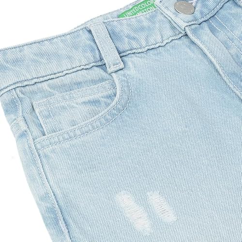 United Colors of Benetton Girl's Loose Jeans (25A4DENCG172I901