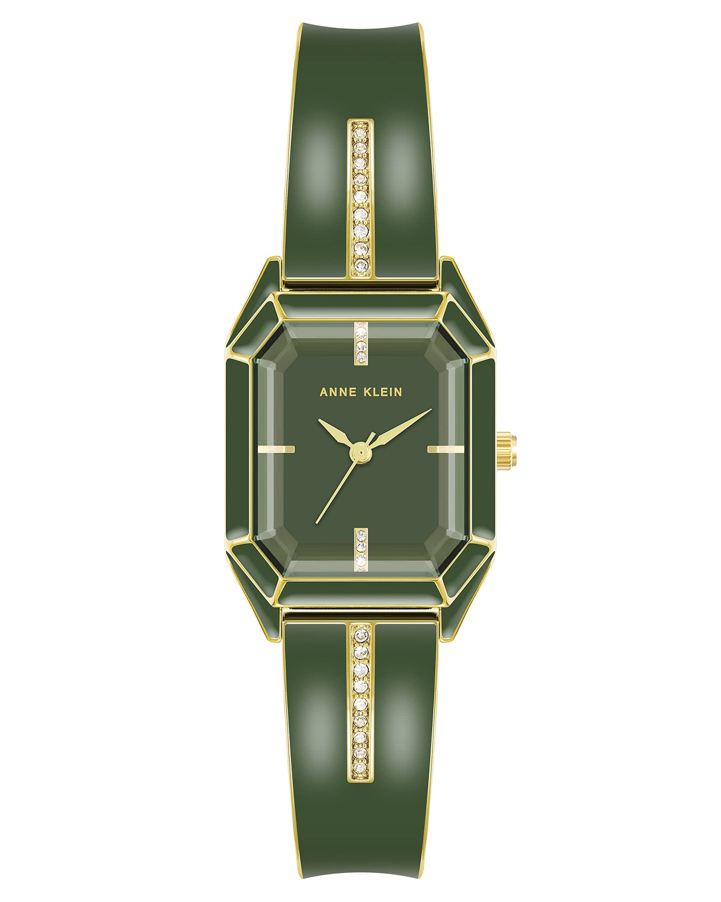 Anne Klein Analog Green Dial Women's Watch-AK4042GPGN