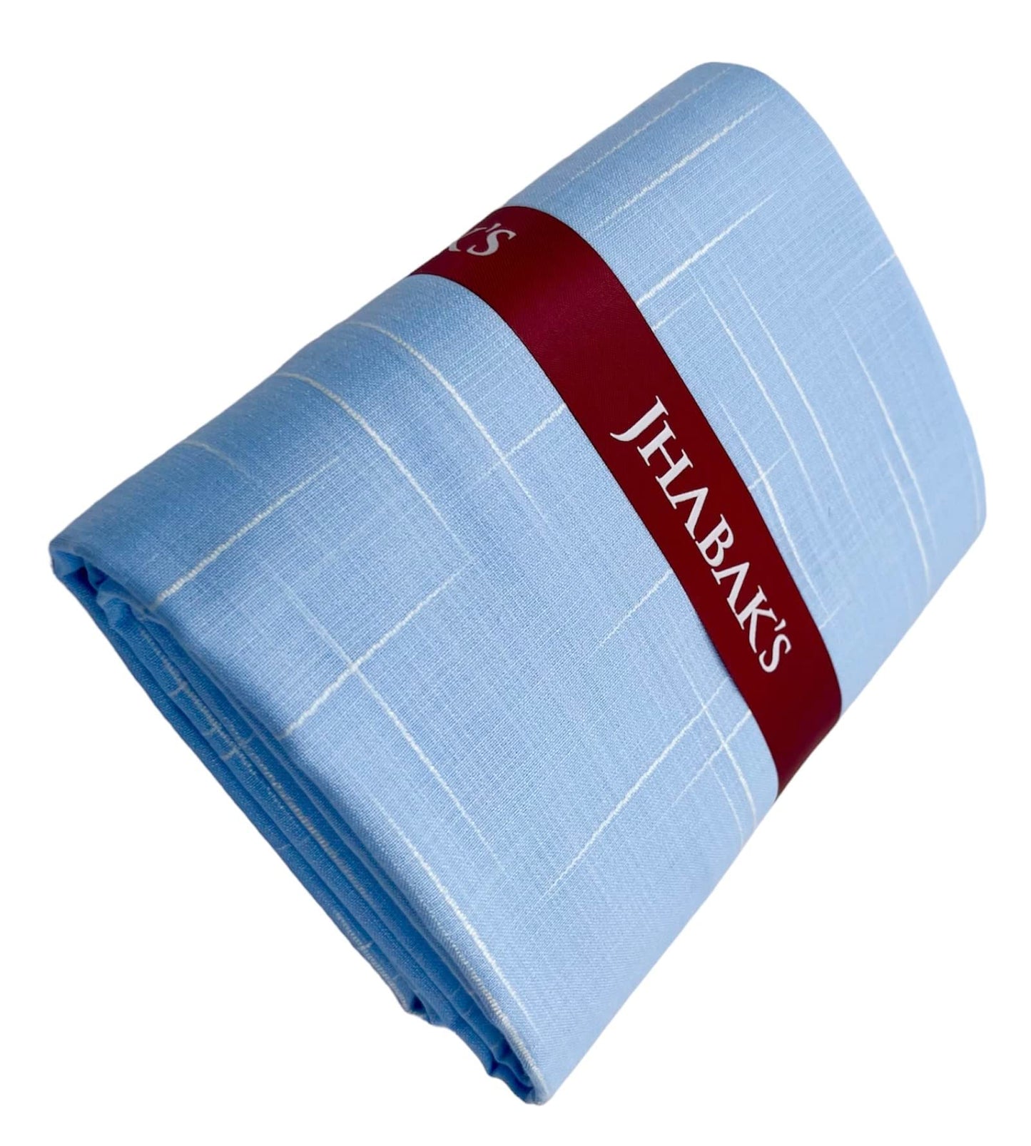 JHABAK'S Unstitched Cotton Linen Blend Self Design Shirt & Kurta Fabric - 2.25 Meter Shirt and 3 Meter Kurta Cloth Material