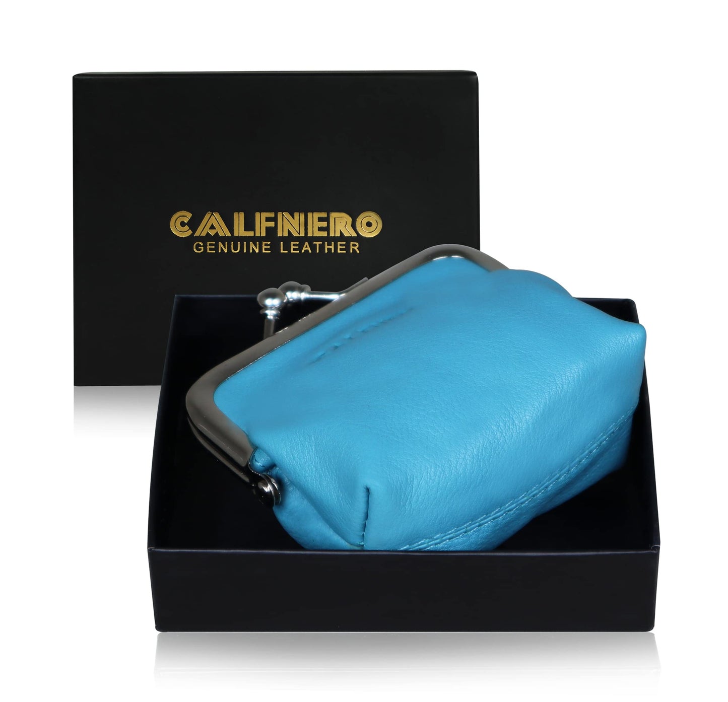 Calfnero Genuine Leather Women's Coin Wallet (Tork)