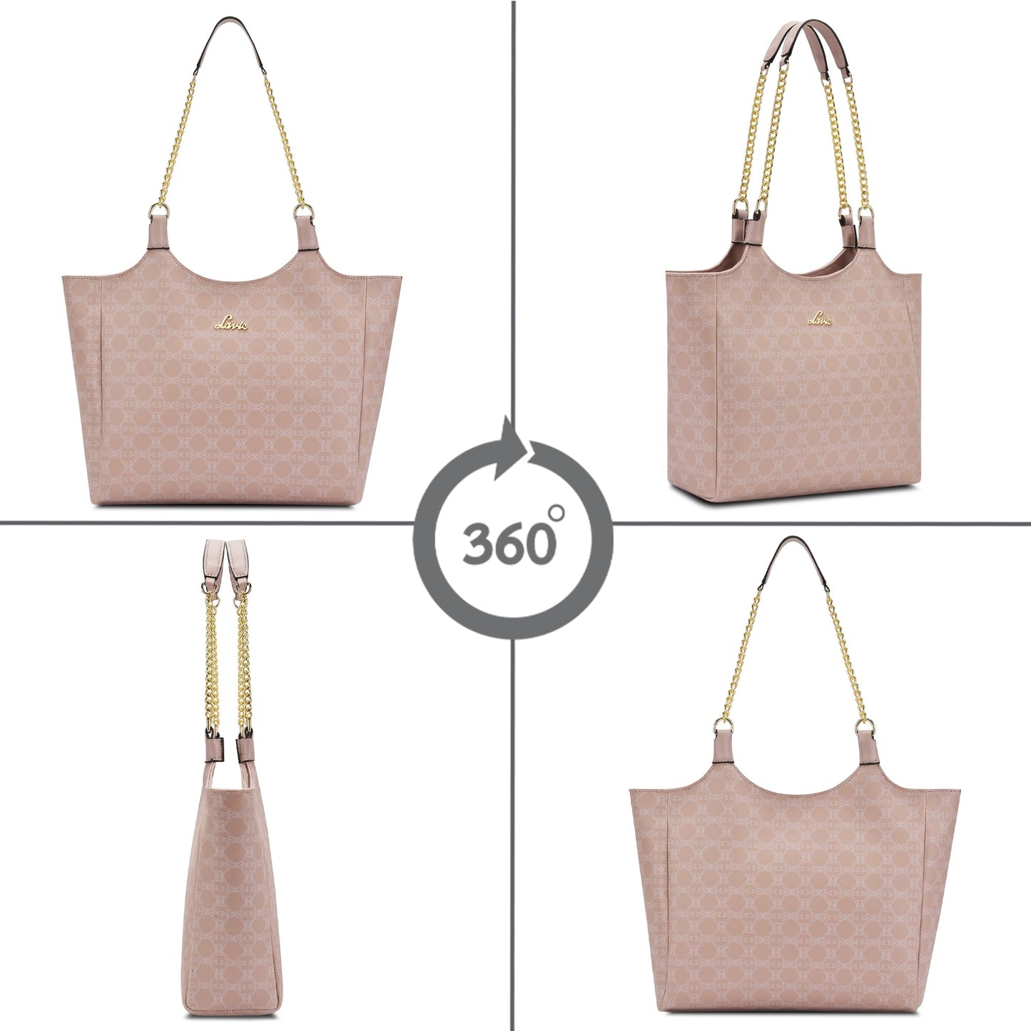 Lavie Women's Mono Madhia Tote Handbag | Ladies Purse | Gift for Women