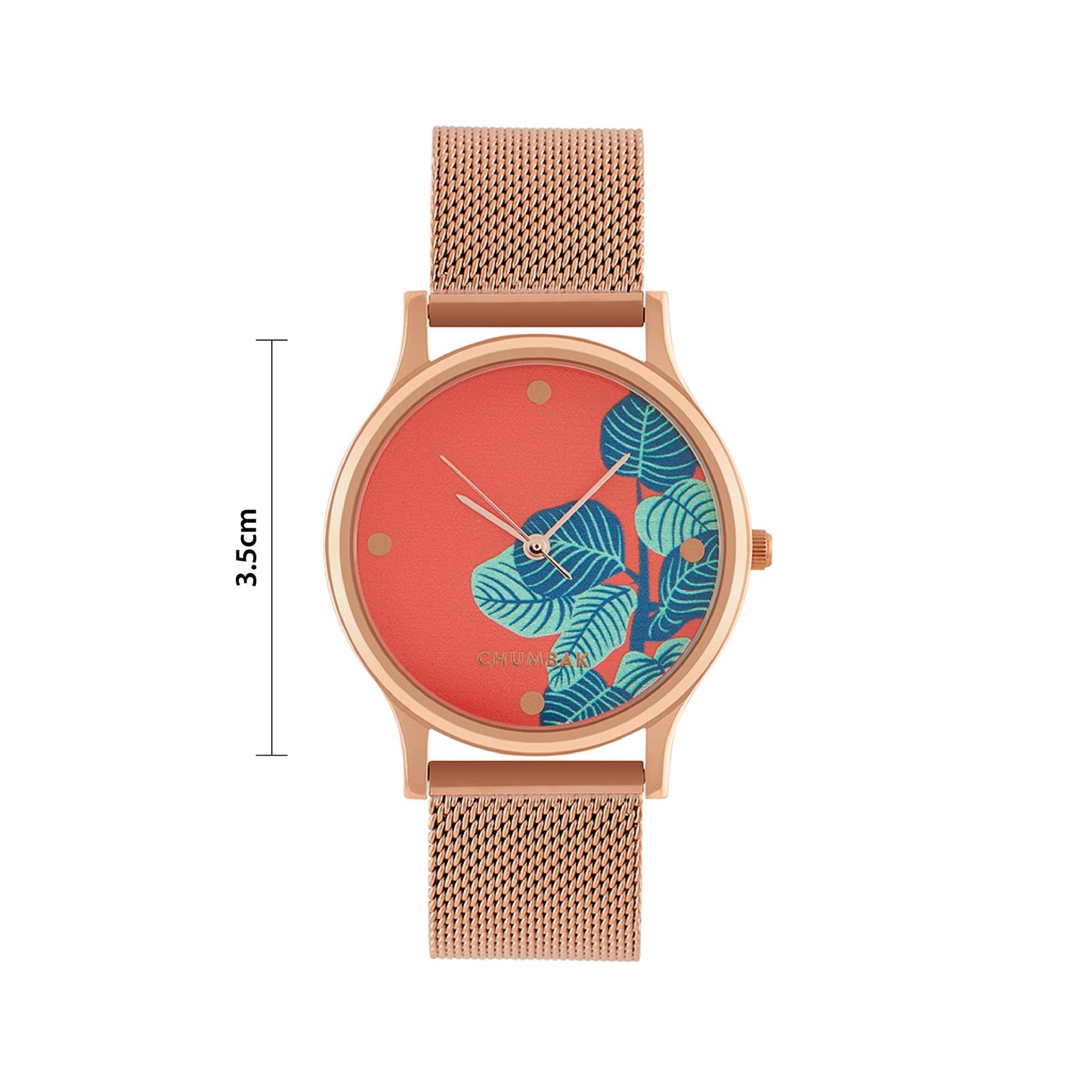 TEAL BY CHUMBAK Round Dial Analog Hand Watch for Women, Gifts for Women/Girls/Ladies, Stylish Fashion Watch for Casual/Work
