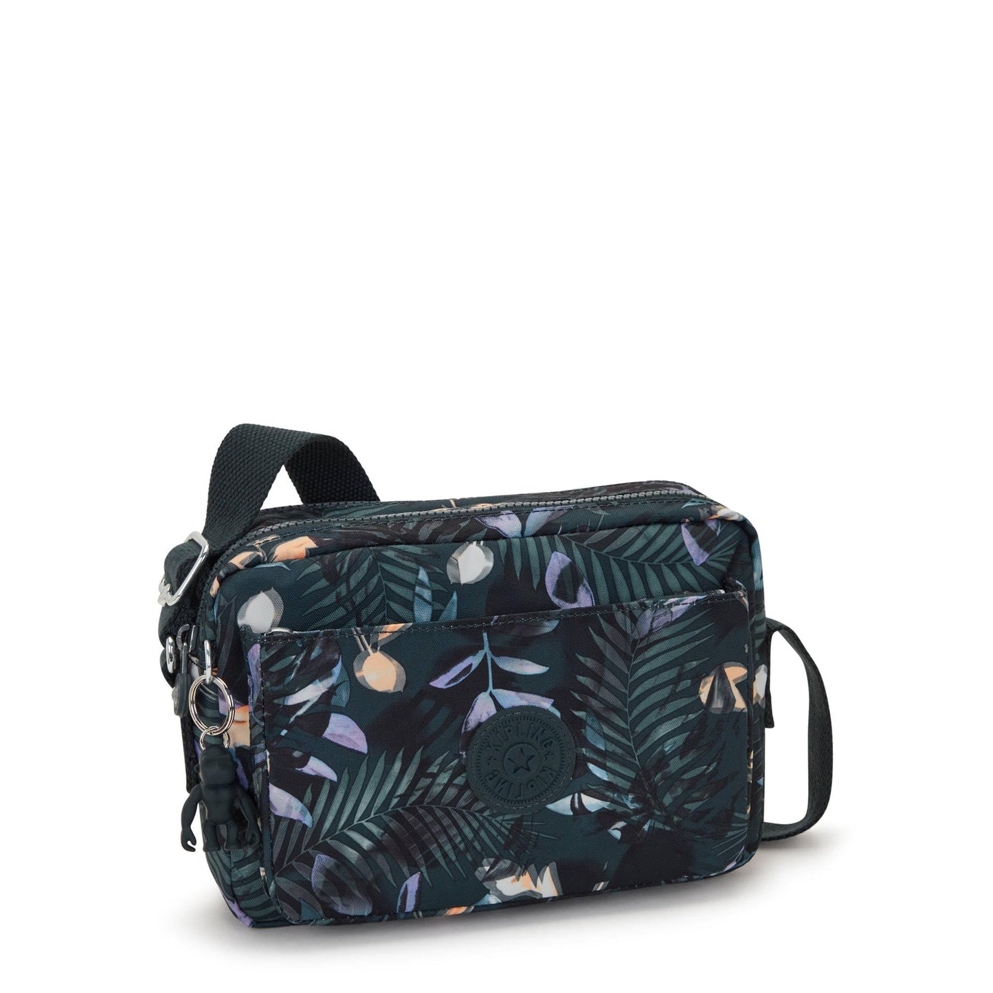 Kipling Women's Abanu M 2-in-1 Convertible Crossbody, Moonlit Forest, 9.5"L x 6.75"H x 3.5"D