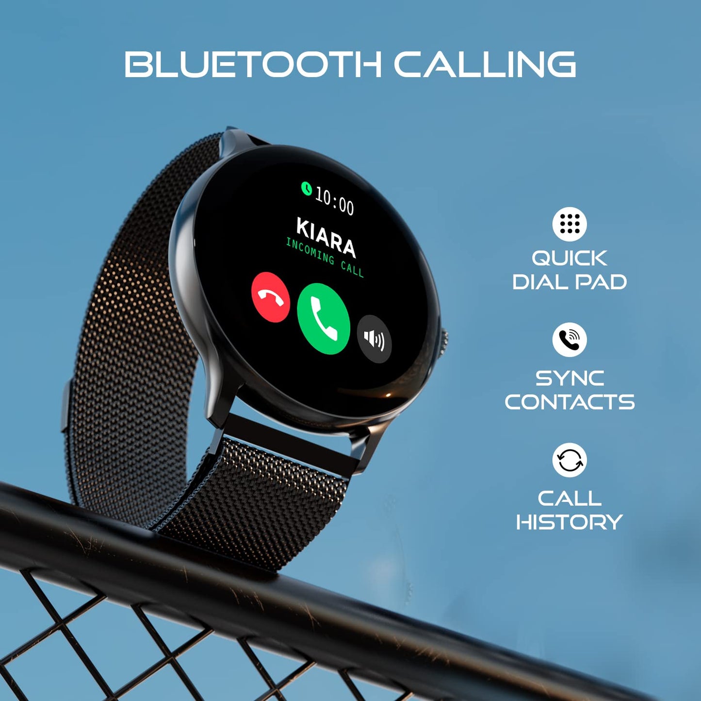 Fire-Boltt Phoenix Ultra Smart Watch 1.39” HD Display, Bluetooth Calling, AI Voice Assistant, 120 Sports Modes, IP67 Waterproof, SpO2 Monitor, Smart Watch for Man & Woman- Grey SS