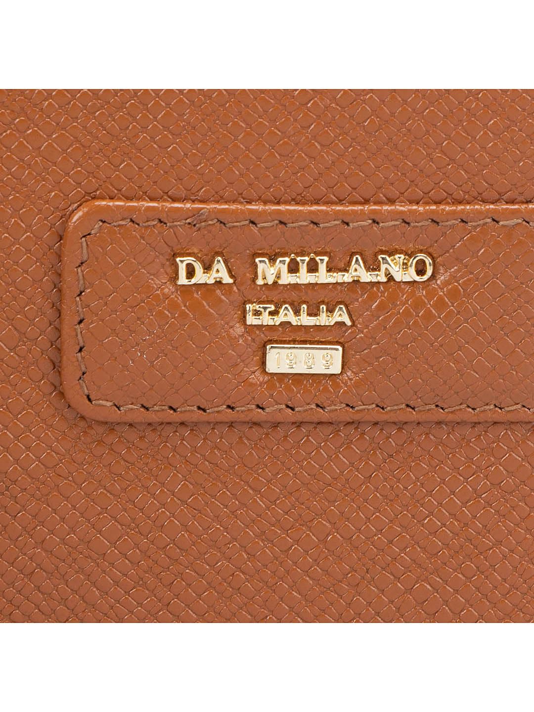 Da Milano Genuine Leather Brown Multi Pouch (4420C)