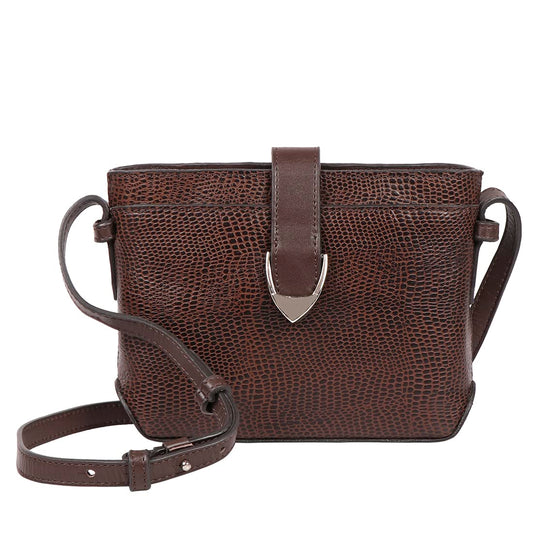 Hidesign Women's Sling Bag (Brown)