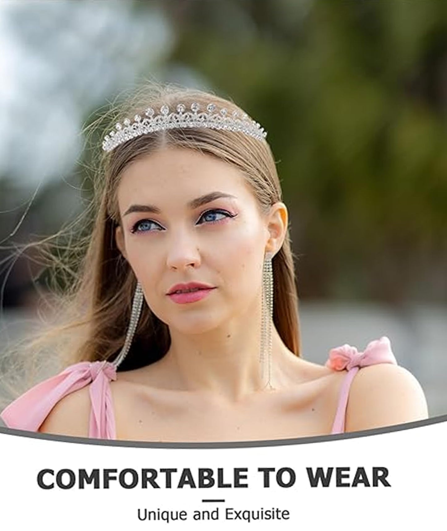 Crown for Girls for Women,Tiara for Women Wedding,Crown for Women QueenAlloy Stylish Headband for Party Wedding Prom Birthday