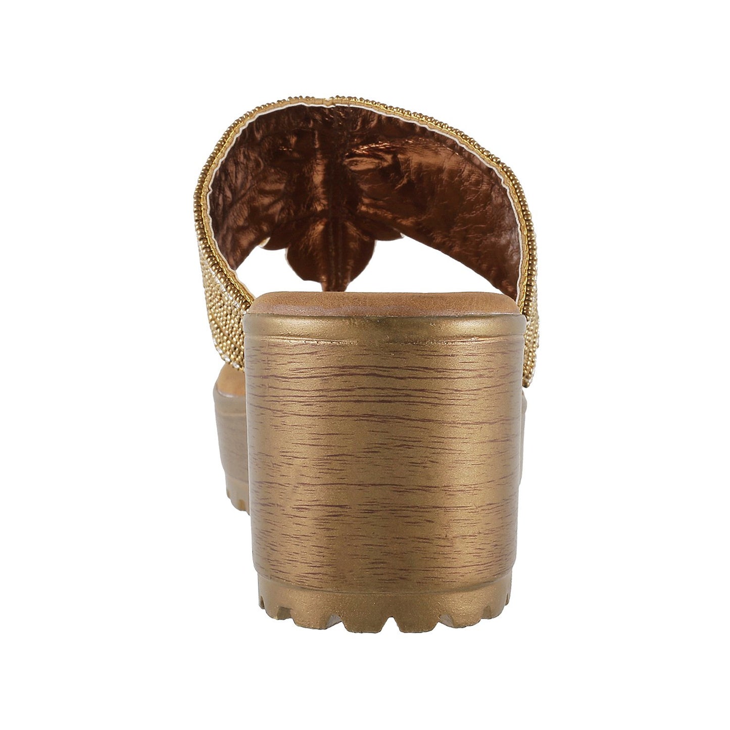 Metro Women's Gold Fashion Sandals-5 UK (38 EU) (35-2797)