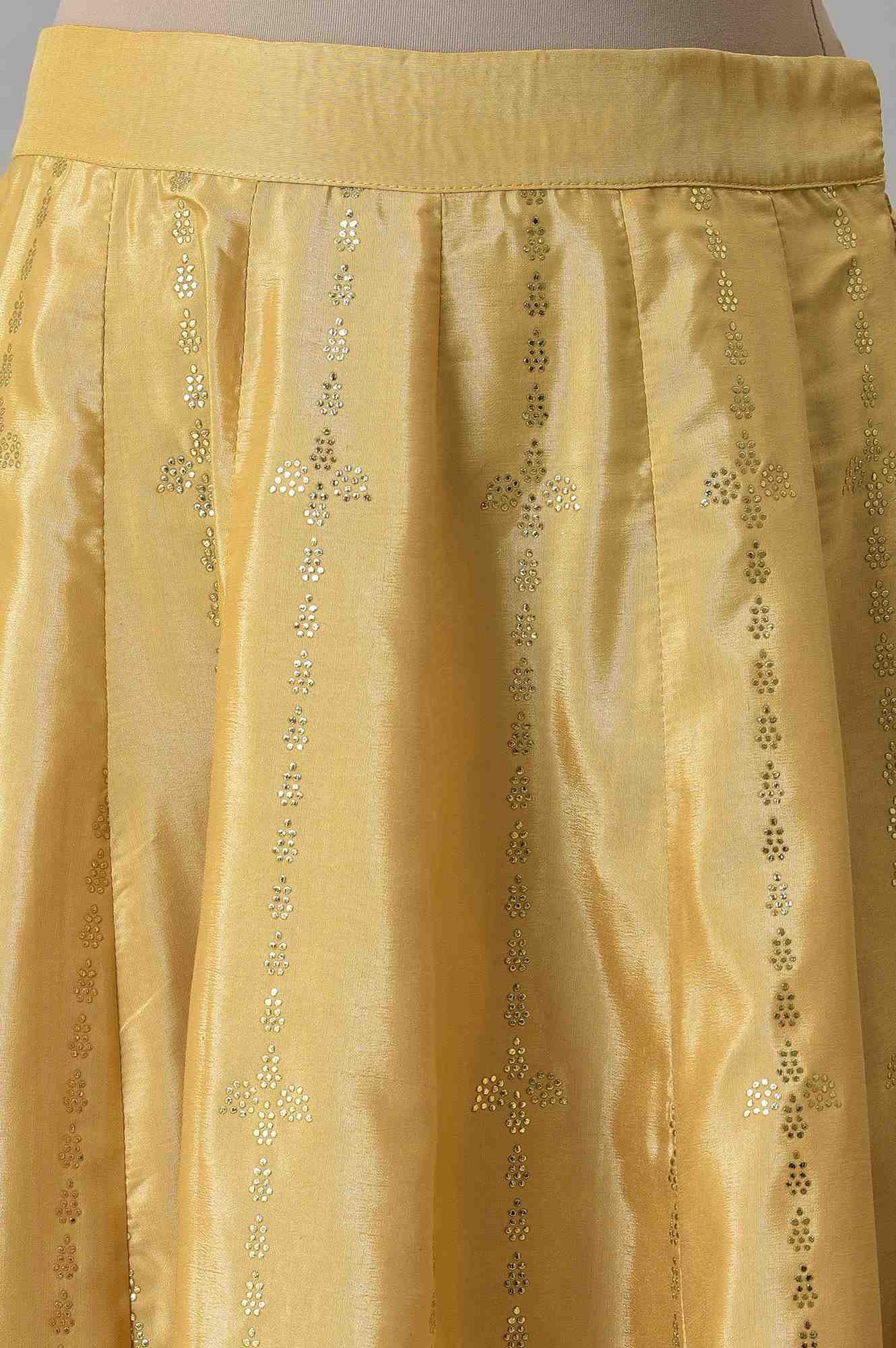 W Shantung Strechable Skirts for Women | Shantung Skirts for Women | W for Woman