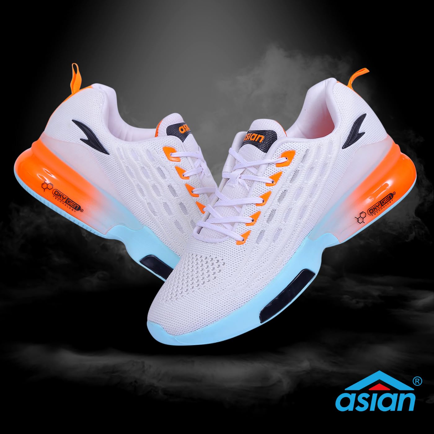 ASIAN Oxygen-05 Sports Shoes with Oxygen Technology Lightweight Casual Sneaker Shoes for Men & Boys,UK 10