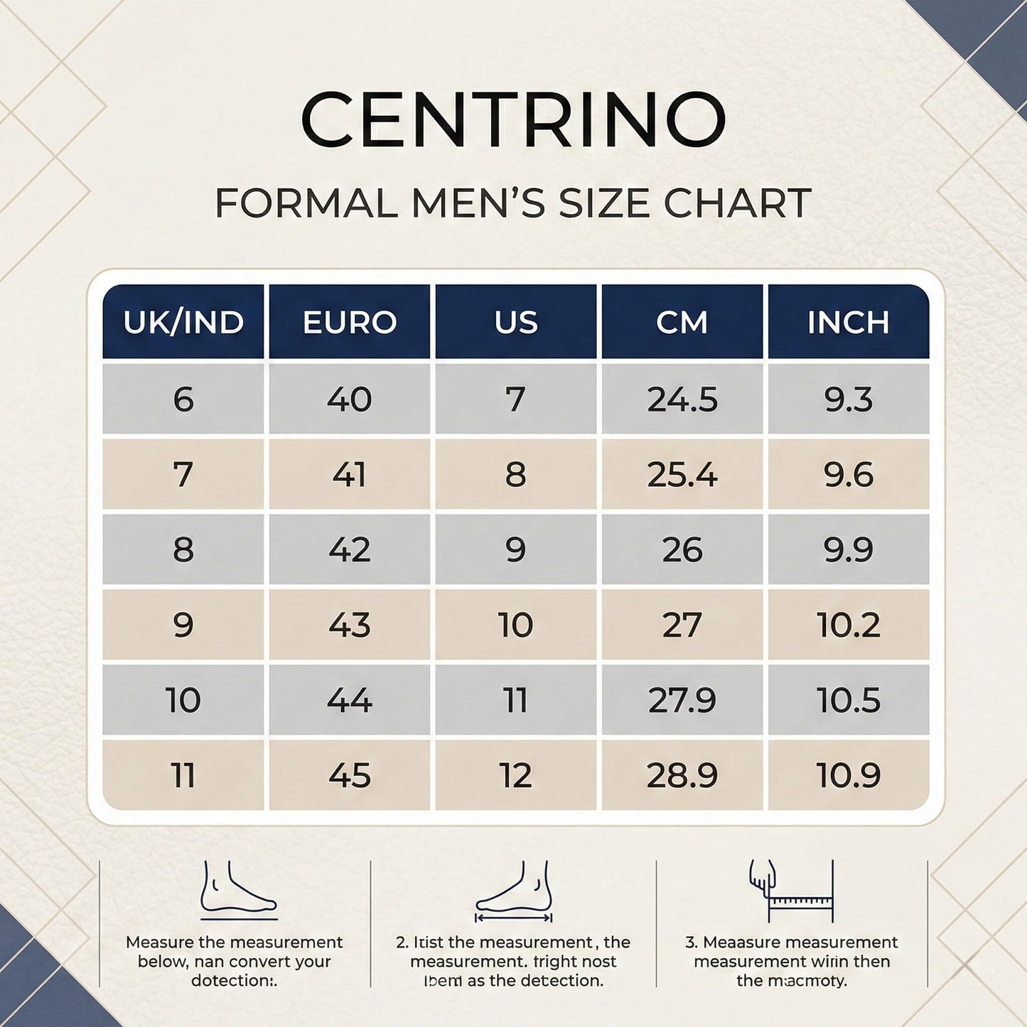 Centrino Men's 7956 Beige Formal Shoes_10 UK (7956-05)