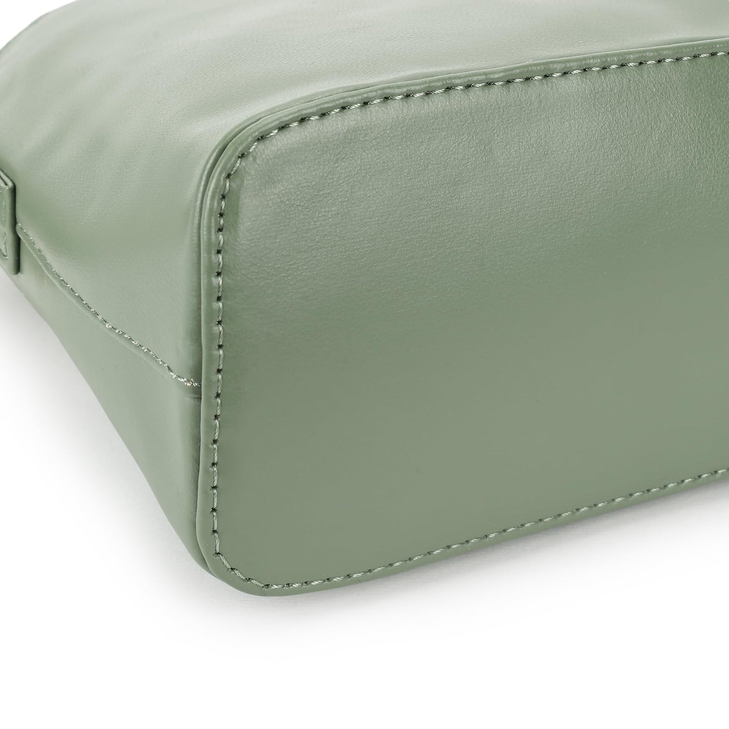 Fastrack Sling Bag | Faux Leather Sling With Adjustable Belt and Quick Access Pocket | Zip Closure and Spacious Interior | Trendy Women's Handbags, Green