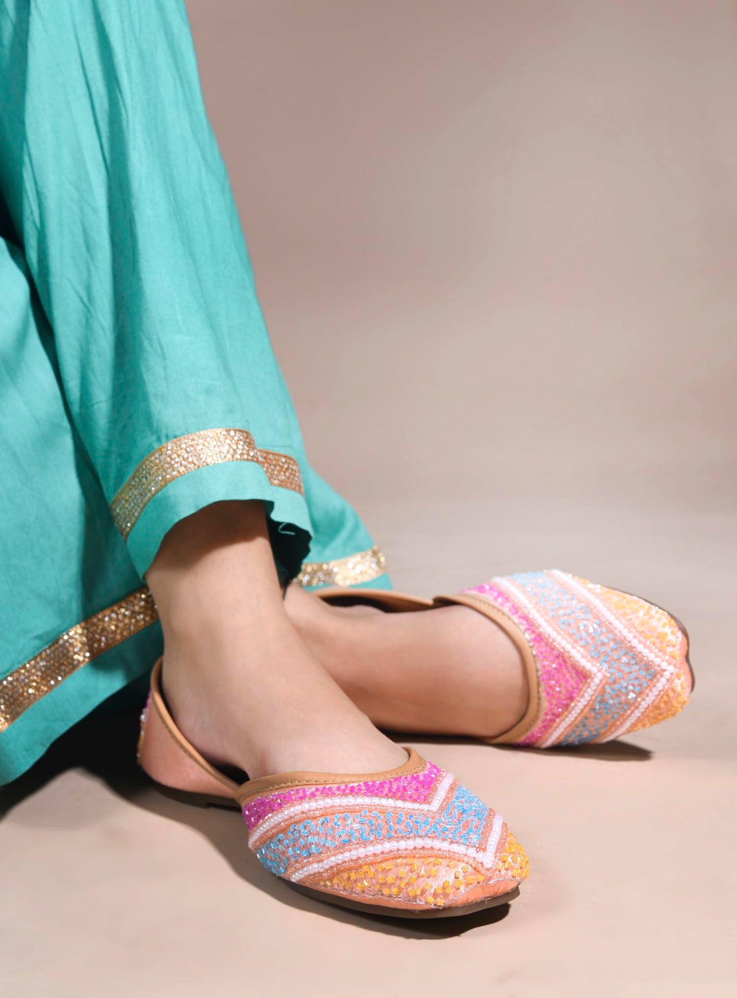 SilverArrow Women's Ember Glow Jutti Pink 6 UK