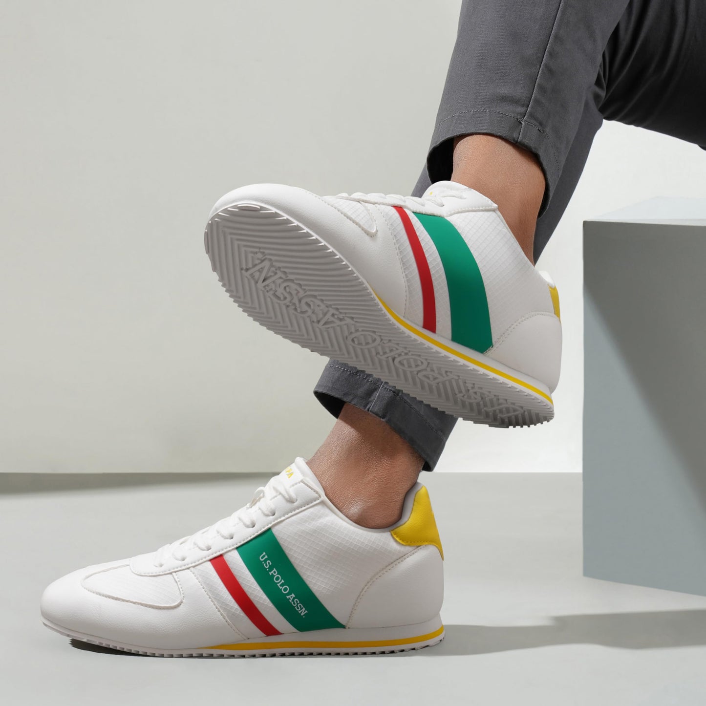U.S. Polo Assn. NEMSY 2.0 Womens Sneakers Off White