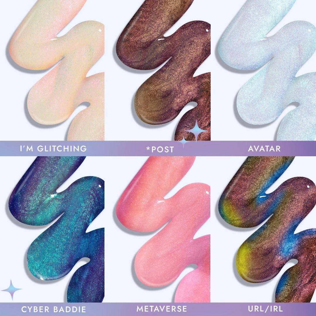 Nykaa Cosmetics Stardust Dual Chrome Eyeliner with Holographic Finish - URL/IRL (1.6ml)