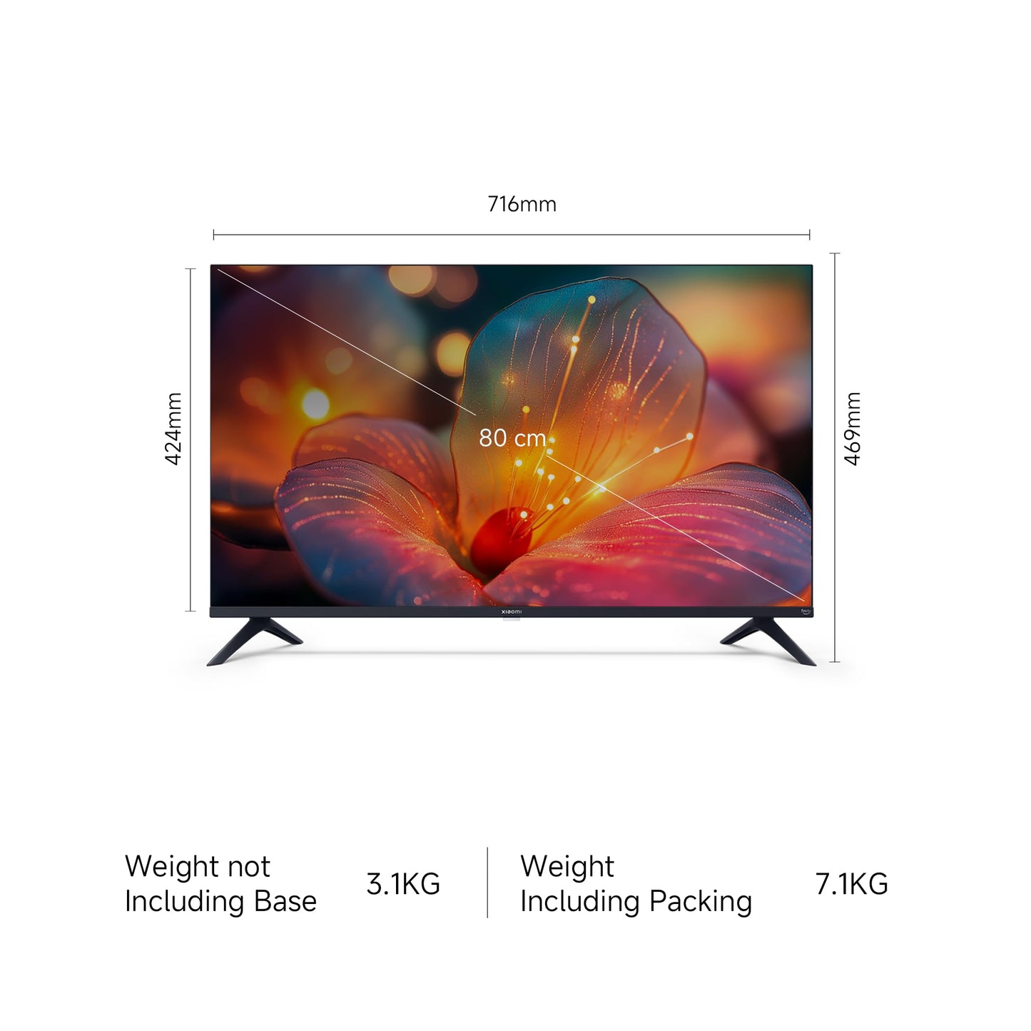 Xiaomi 80 cm (32 inch) F Series HD Ready Smart LED Fire TV L32MB-FIN