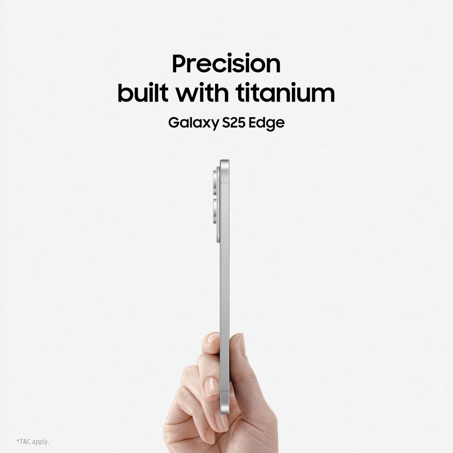 Samsung Galaxy S25 Edge 5G AI Smartphone (Titanium Silver, 12GB RAM, 512GB Storage) | Precision Built with Titanium | Ultra-Sleek and Premium with a 200 MP Camera | Snapdragon 8 Elite for Galaxy