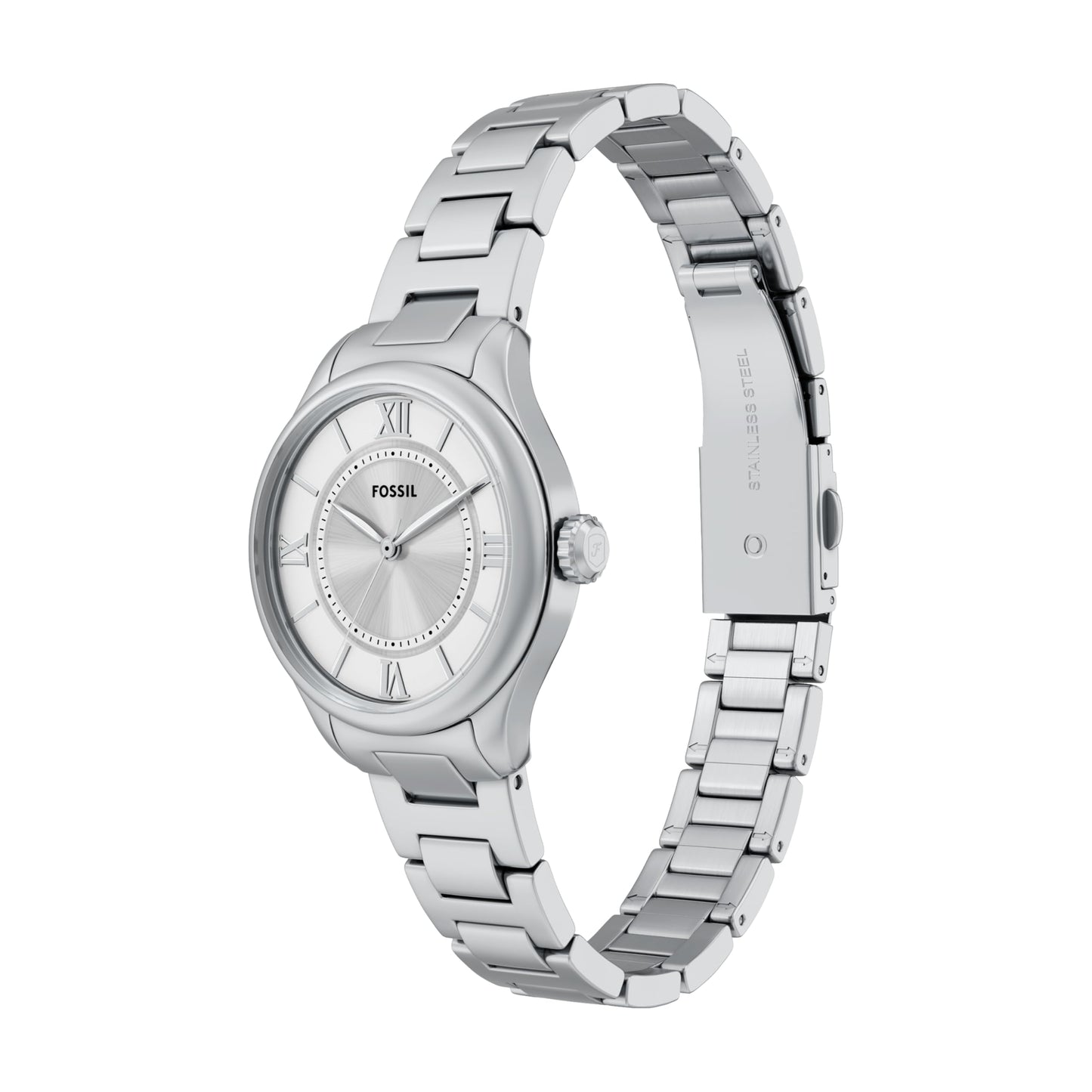 Fossil Gilmore Silver Quartz Stainless Steel Watch ES5419