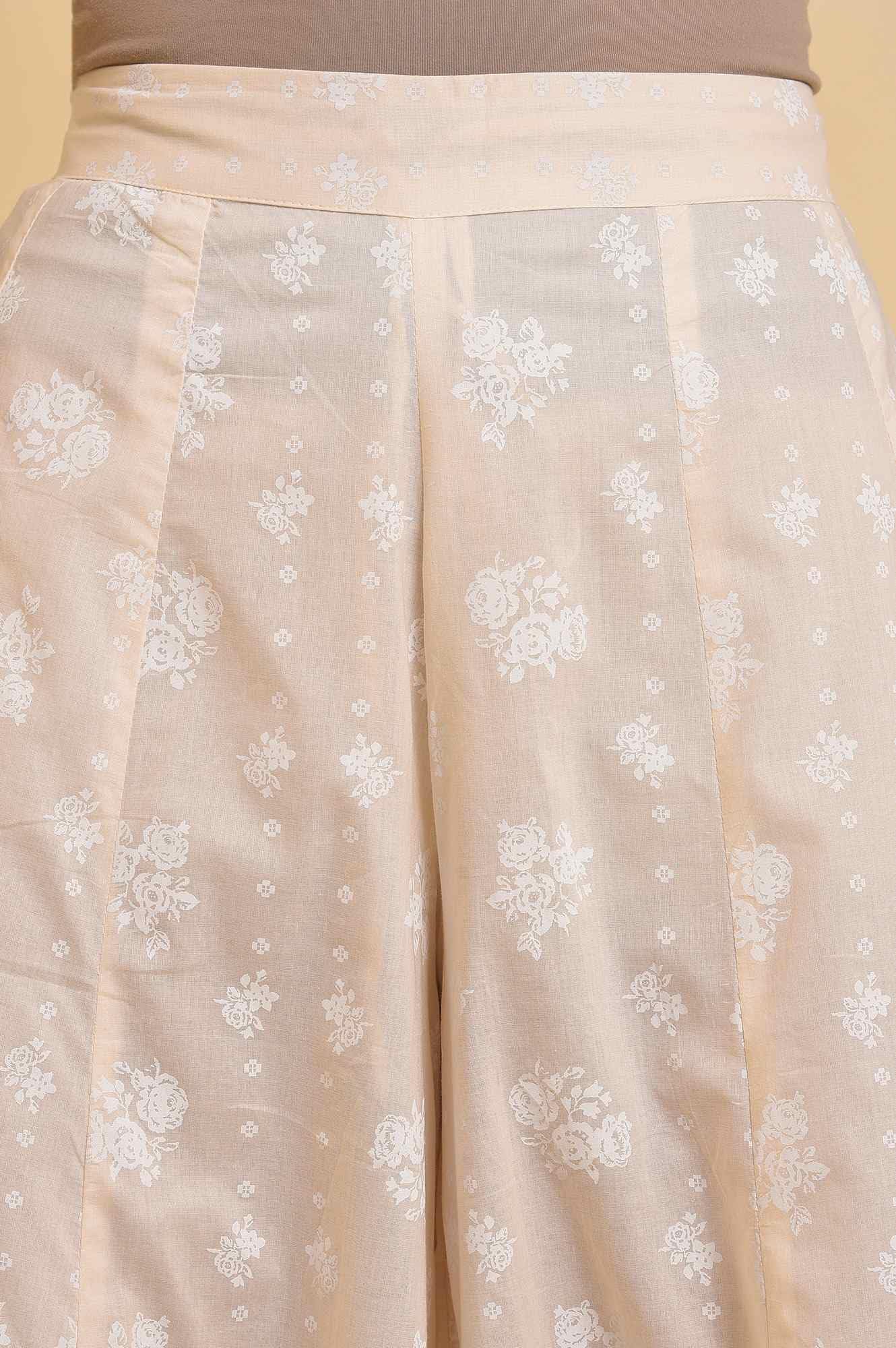 W Pure Cotton Strechable Divided Skirts for Women | Pure Cotton Divided Skirts for Women | Culottes for Women | W for Woman