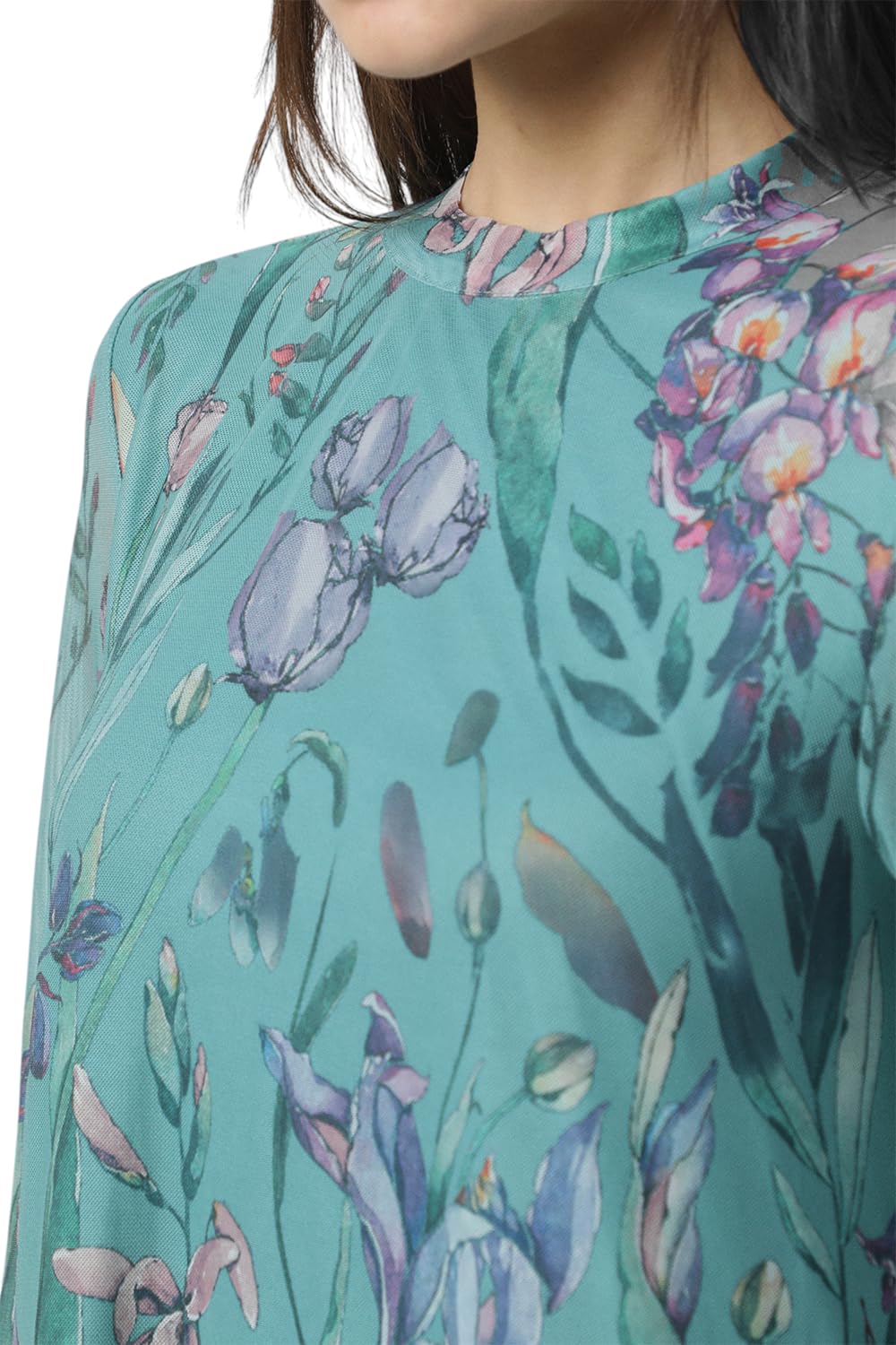 Van Heusen Women's Polyester Modern Above The Knee Dress (VWDRERGFM26690_Green