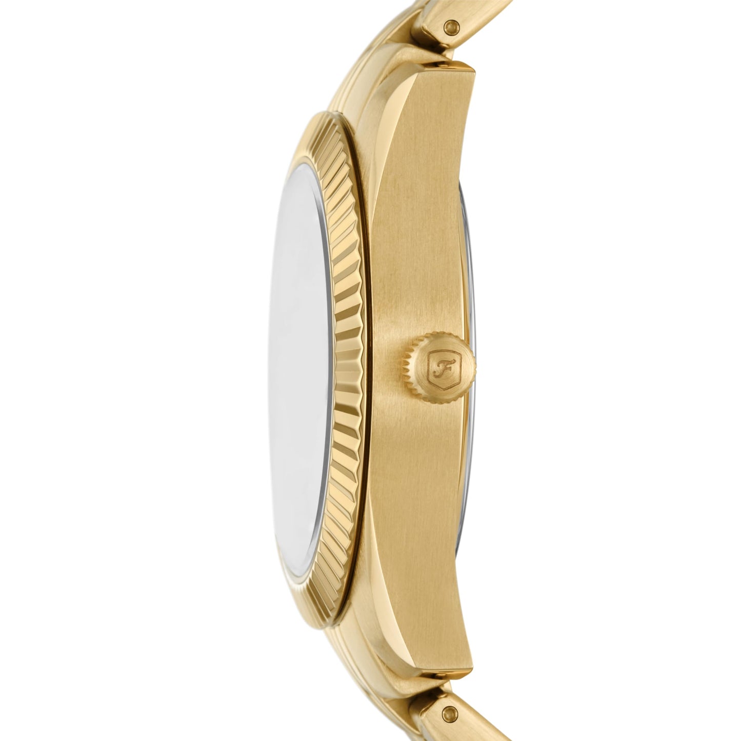 Fossil Analog Women Gold Gold Scarlette Quartz Stainless Steel Watch ES5338