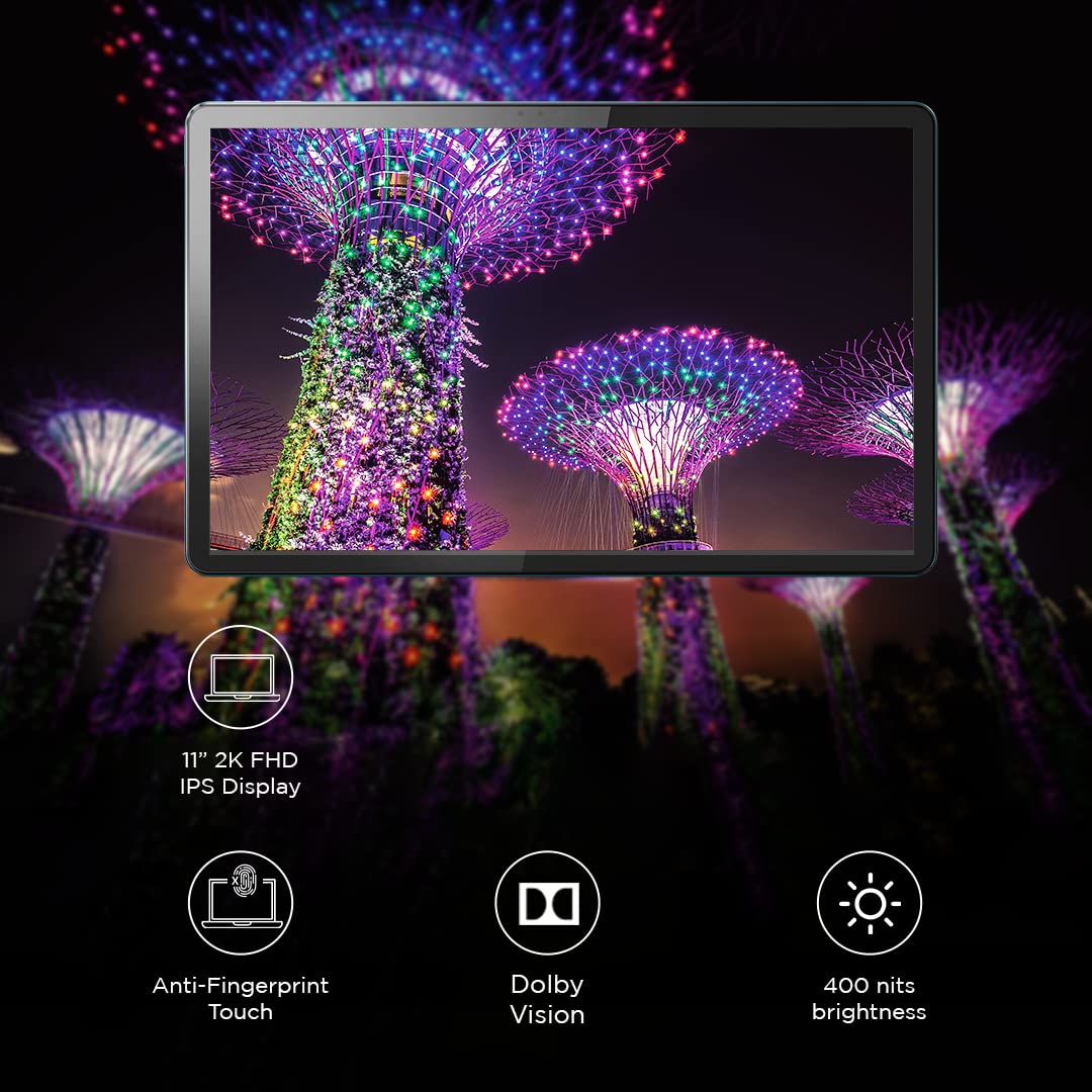 Lenovo Tab P11 5G FHD |11 Inch (27.94 cm)| 6 GB RAM, 128 GB ROM Expandable| Wi-Fi+5G| 2K Display| Qualcomm Snapdragon 750G Processor| JBL Quad Speakers with Dolby Atmos (Storm Grey, ZA8Y0082IN)