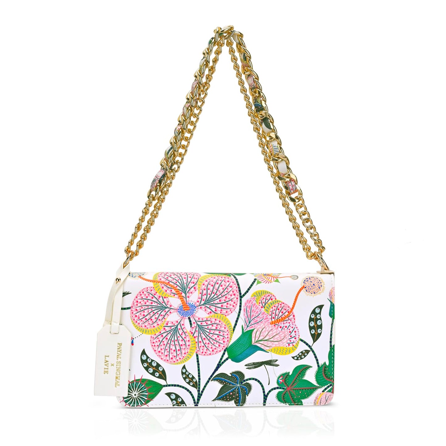 Lavie X Payal Singhal Limited Edition Abutilon Large Box Totebag | Ladies Purse Handbag