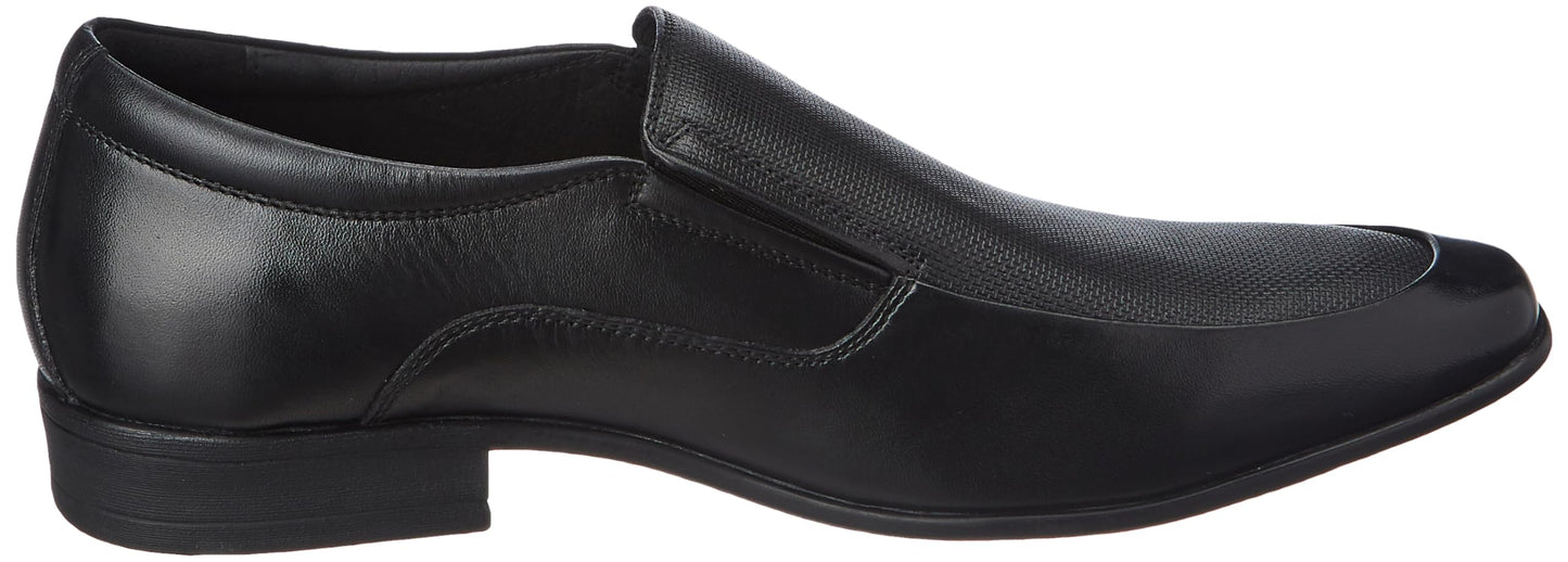 Hush Puppies Men's Theodore Slip-ON Formal Shoes (8546195_Black_8 UK)