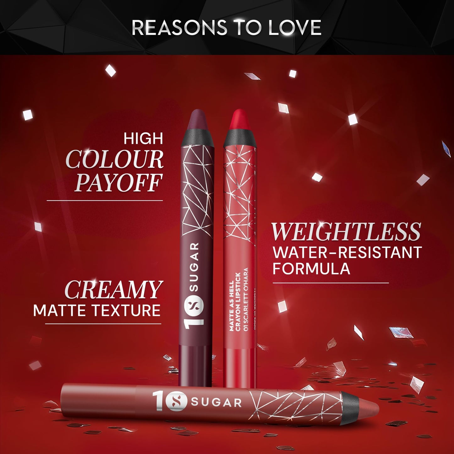 SUGAR Cosmetics Matte as Hell Crayon Lipsticks for Women | Lasts Up To 8+ Hours | Lip Crayon with Sharpener | 2.8gm - 17 Brandy Harrington (Anniversary Edition)