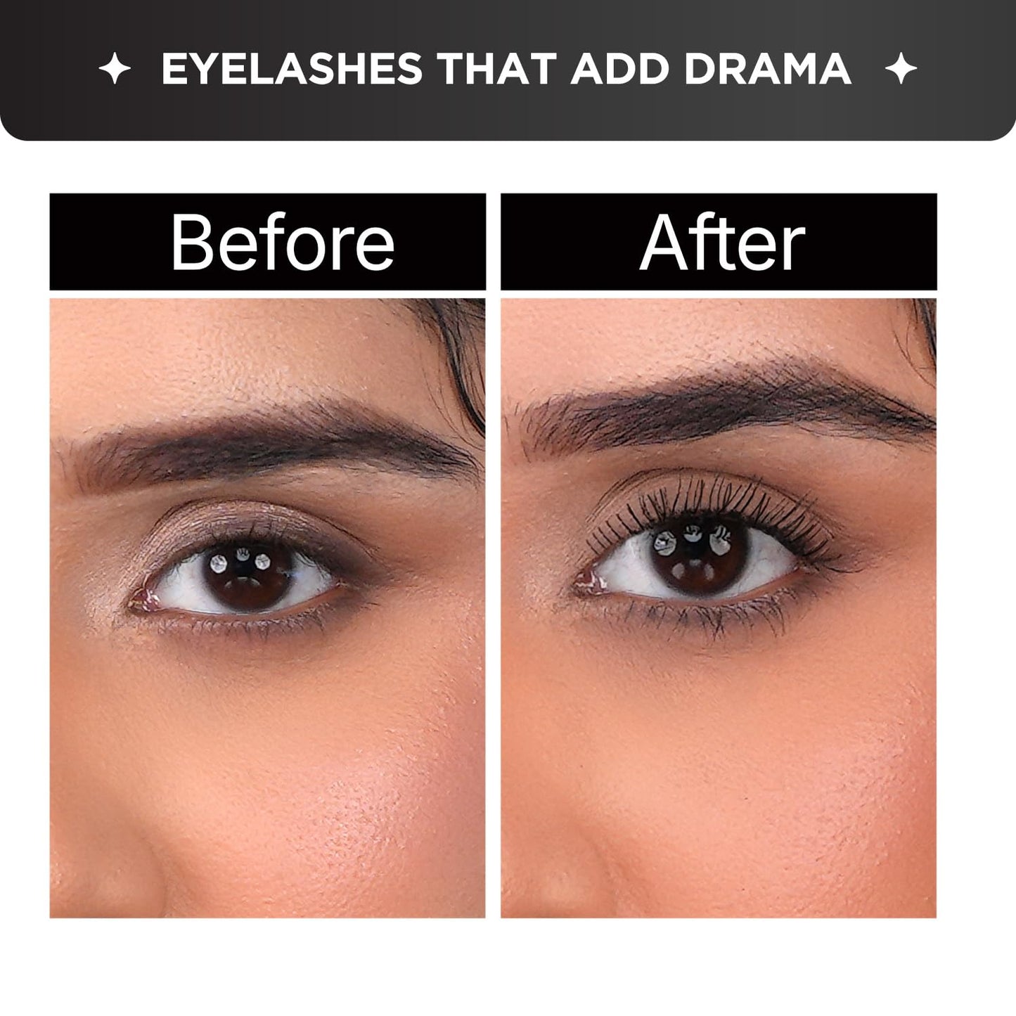 BELLAVITA Intense Drama Waterproof Mascara 8ml | Lengthening & Volumizing Mascara | Curl Lock Formula | Smudge-Proof | Waterproof | Jet Black