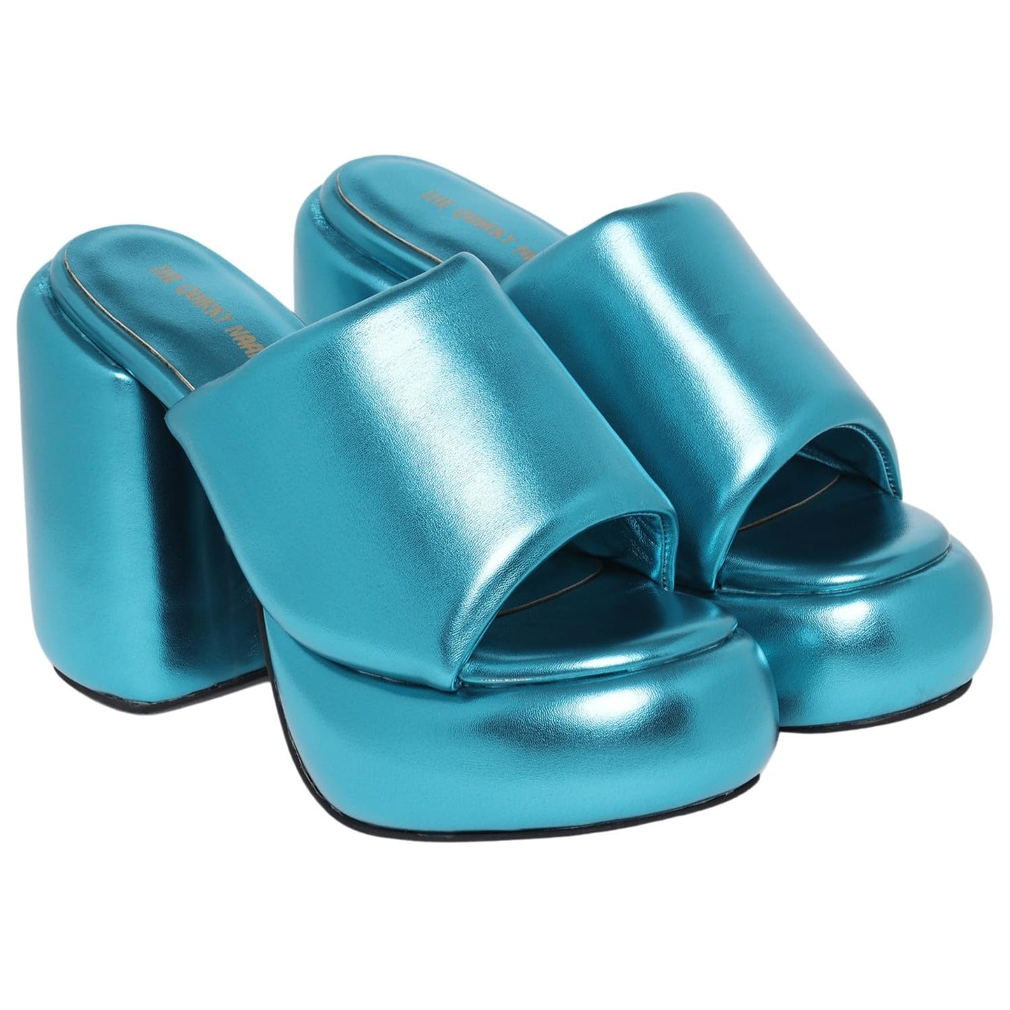 THE QUIRKY NAARI Metallic Chunks - Teal for A Rich Look | Metallic