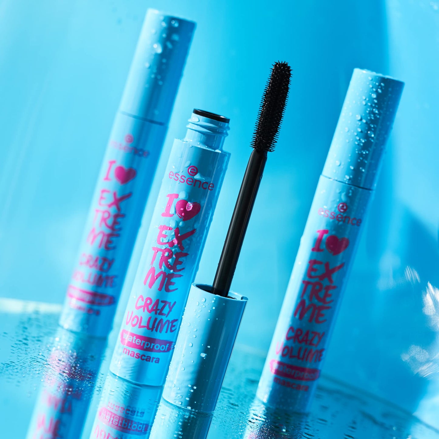 essence I LOVE EXTREME CRAZY VOLUME waterproof mascara, volumizing, instant result, intensive (12ml)