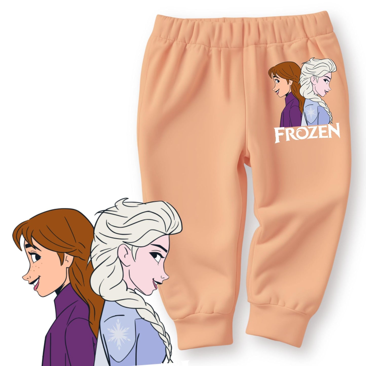 minicult Cotton Baby Pajama Pants with Frozen Character Prints(Frozen)(Pack of 5)(12-18 Months)