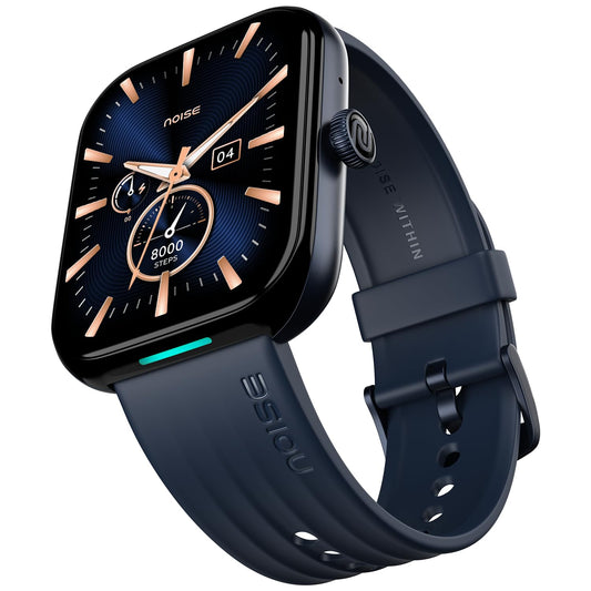 Noise Ultra 3 Luminary Smart Watch India's 1st Ever Personalised Notification Alerts (Lumilert),1.96" AMOLED, Premium Metallic Dial,Send Upto 5 Emojis (Lumiping), Health Suite (Space Blue)