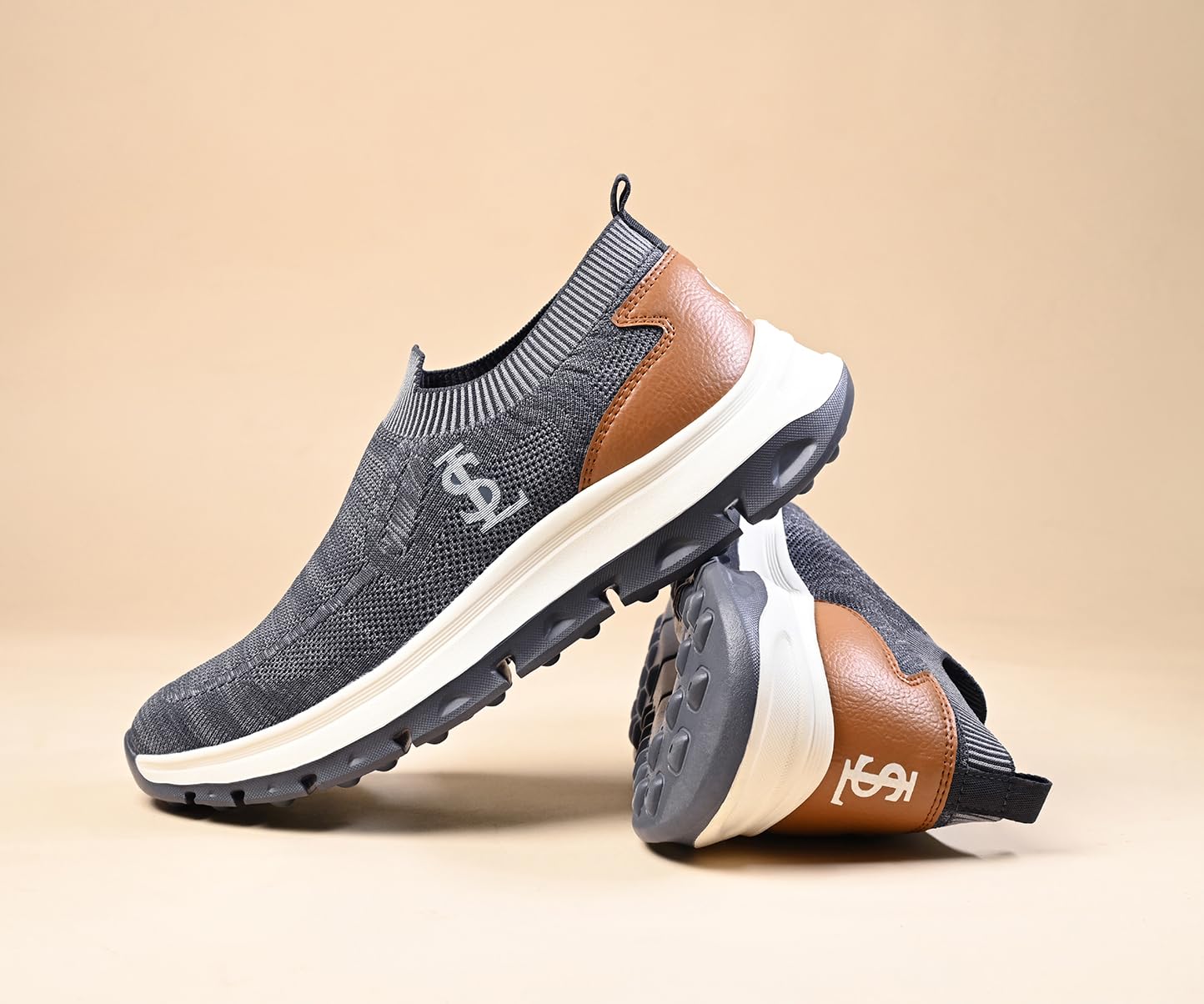 LOUIS STITCH Men’s Lightweight Athleisure Sport Shoes | Dual-Color EVA Sole | Casual Sneaker & Athleisure Wear | LS-AT-FS01